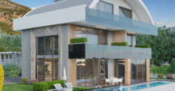 SEA VIEW SUPER LUXURIOUS VILLA (5+1) IN ANTALYA ALANYA